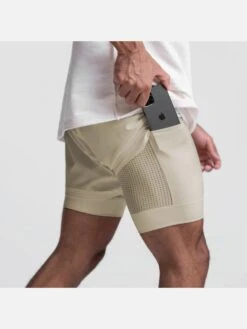 Casual Pocket Drawstring Mid Wait Short Pants