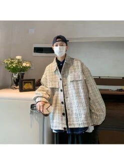 Stylish Casual Long Sleeve Men's Jacket -ZHANG Clothing Shop P 20220825115859372 410