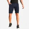 Men British Style Plaid Casual Shorts