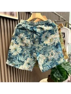 Colorblock Patchwork Sporty Short Pants