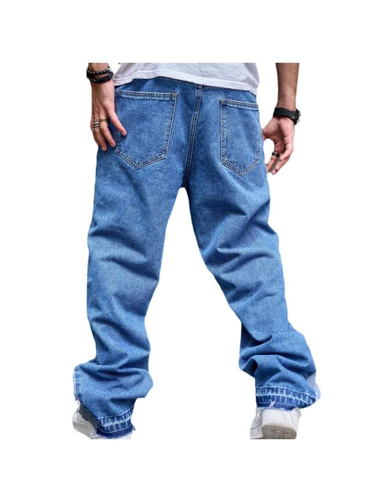 Washed Cotton Loose Jeans 5 Washed Cotton Loose Jeans - Image 5