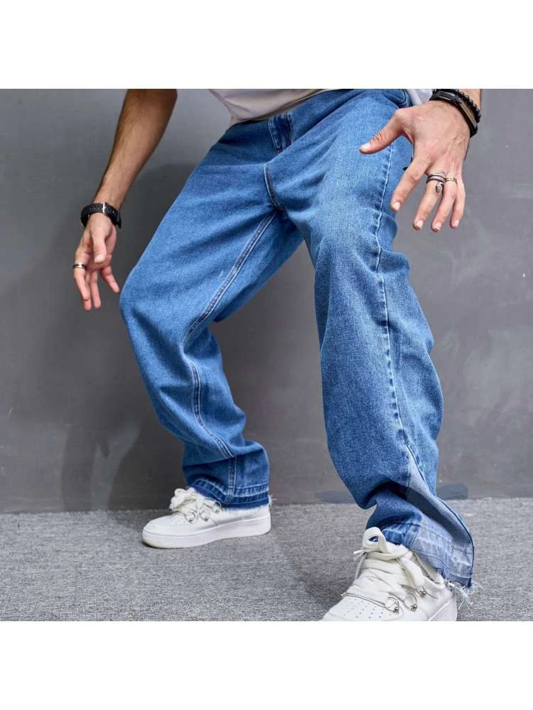 Washed Cotton Loose Jeans 6 Washed Cotton Loose Jeans - Image 6