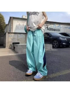 Striped Mid-rise Straight Long Pant -ZHANG Clothing Shop P 20240618134441629 164