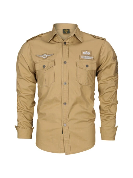 Vintage Outdoors Fashion Casual Plus Size Shirts Men -ZHANG Clothing Shop P 20210716143558979 339